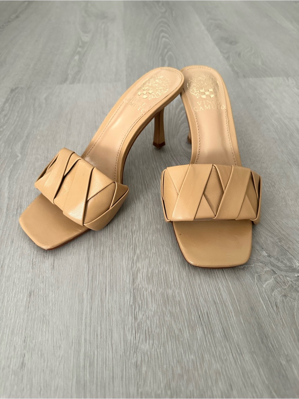 Vince Camuto Leather Brelanie Heeled Sandals